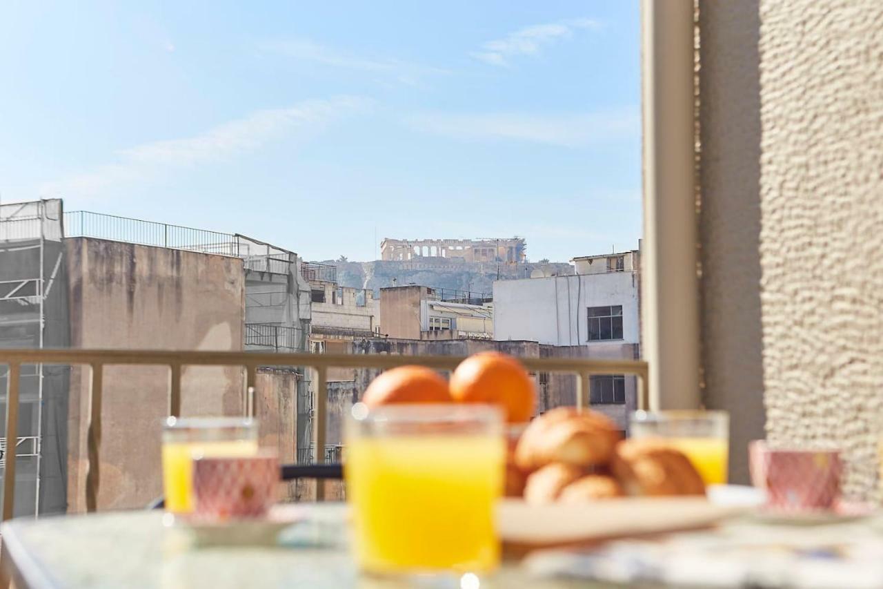 Spacious Suite W. Huge Balcony + Acropolis View Athene Buitenkant foto